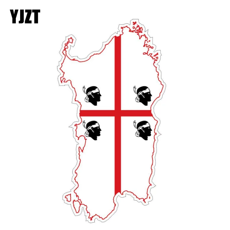 YJZT 7.5CM*14.4CM Sardinia Italy Flag Motorcycle Decal Map Creative Car Sticker 6-1236
YJZT 7.5CM*14.4CM Sardinia Italy Flag Motorcycle Decal Map Creative Car Sticker 6-1236