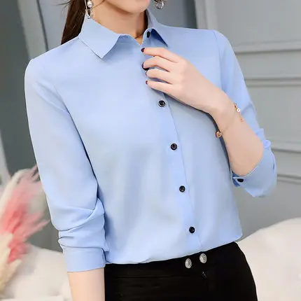 2019 New Spring Qualities Women Shirts Office Lady Formal Party Slim Collar Blouse Female Summer Casual Solid Shirt Tops
2019 New Spring Qualities Women Shirts Office Lady Formal Party Slim Collar Blouse Female Summer Casual Solid Shirt Tops
