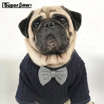 Fashion Dog Clothes Pet Puppy Knitted Sweater Pug Dinner Coat Bow Tie French Bulldog Jacket for Dogs cat Warm Hoodie GSC05
Fashion Dog Clothes Pet Puppy Knitted Sweater Pug Dinner Coat Bow Tie French Bulldog Jacket for Dogs cat Warm Hoodie GSC05