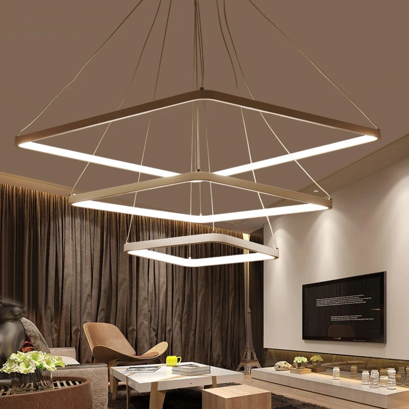 Square Modern LED chandelier acrylic lights lamp for dinning room living room hanging pendant Chandelier Fixture free shipping
Square Modern LED chandelier acrylic lights lamp for dinning room living room hanging pendant Chandelier Fixture free shipping