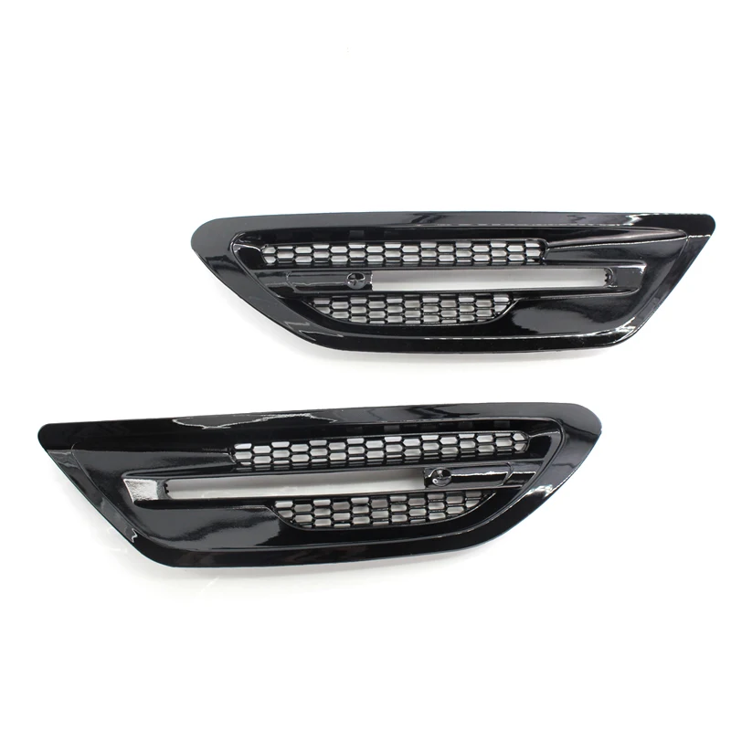 

1 Pair For F10 M5 2011-2017 Sedan Glossy Black ABS Side Fender Vent Grille Grill Replacement Cover