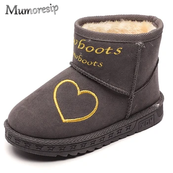 Mumoresip Fashion Winter Boots For Boys Girls Rubber Snow Boots For Kids Children's Ankle Boots With Heart Embroidery Warm Plush
Mumoresip Fashion Winter Boots For Boys Girls Rubber Snow Boots For Kids Children's Ankle Boots With Heart Embroidery Warm Plush
