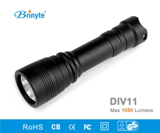 Brinyte DIV11 Led Dive Light CREE XML2 1000lm LED Scuba Diving Torch Flashlight 200M Underwater 1*18650 Battery Lamp
Brinyte DIV11 Led Dive Light CREE XML2 1000lm LED Scuba Diving Torch Flashlight 200M Underwater 1*18650 Battery Lamp
