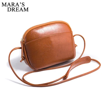 Mara's Dream 2018 Fashion Oil PU Leather Women Bag Mini Vintage Solid Flap Shoulder Crossbody Bag Women Messenger Bags Bolsa Bag
Mara's Dream 2018 Fashion Oil PU Leather Women Bag Mini Vintage Solid Flap Shoulder Crossbody Bag Women Messenger Bags Bolsa Bag