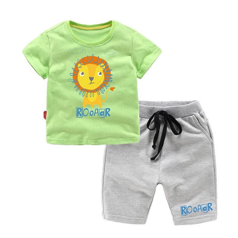 Summer Cotton Baby Boys 2-Piece Sets Children Clothing Sets Kids Sets For 1-8 Years Old
Summer Cotton Baby Boys 2-Piece Sets Children Clothing Sets Kids Sets For 1-8 Years Old