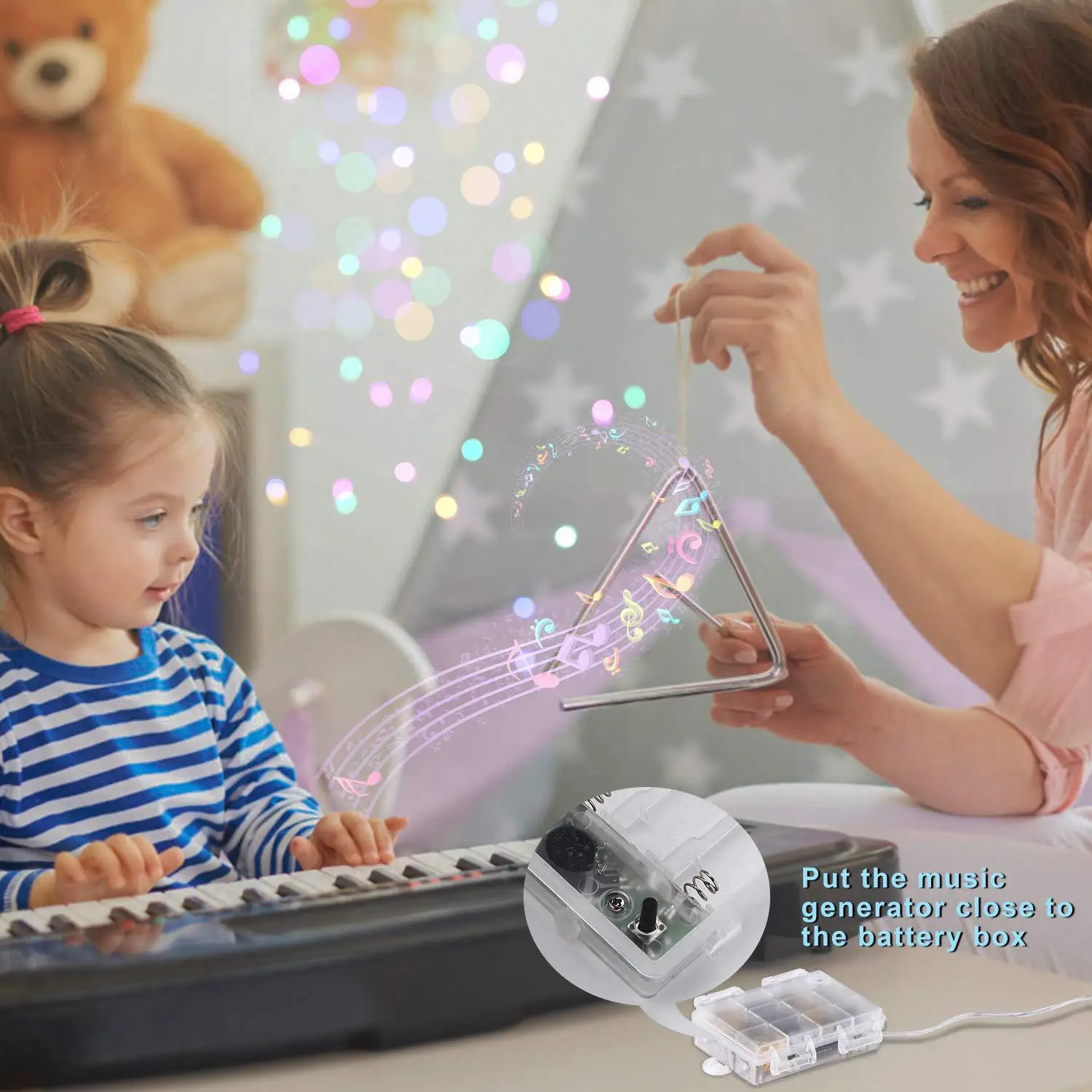 USB String Lights with Music 8 Modes 17 Keys Remote Control Fairy Lamp Decorations LB88
USB String Lights with Music 8 Modes 17 Keys Remote Control Fairy Lamp Decorations LB88