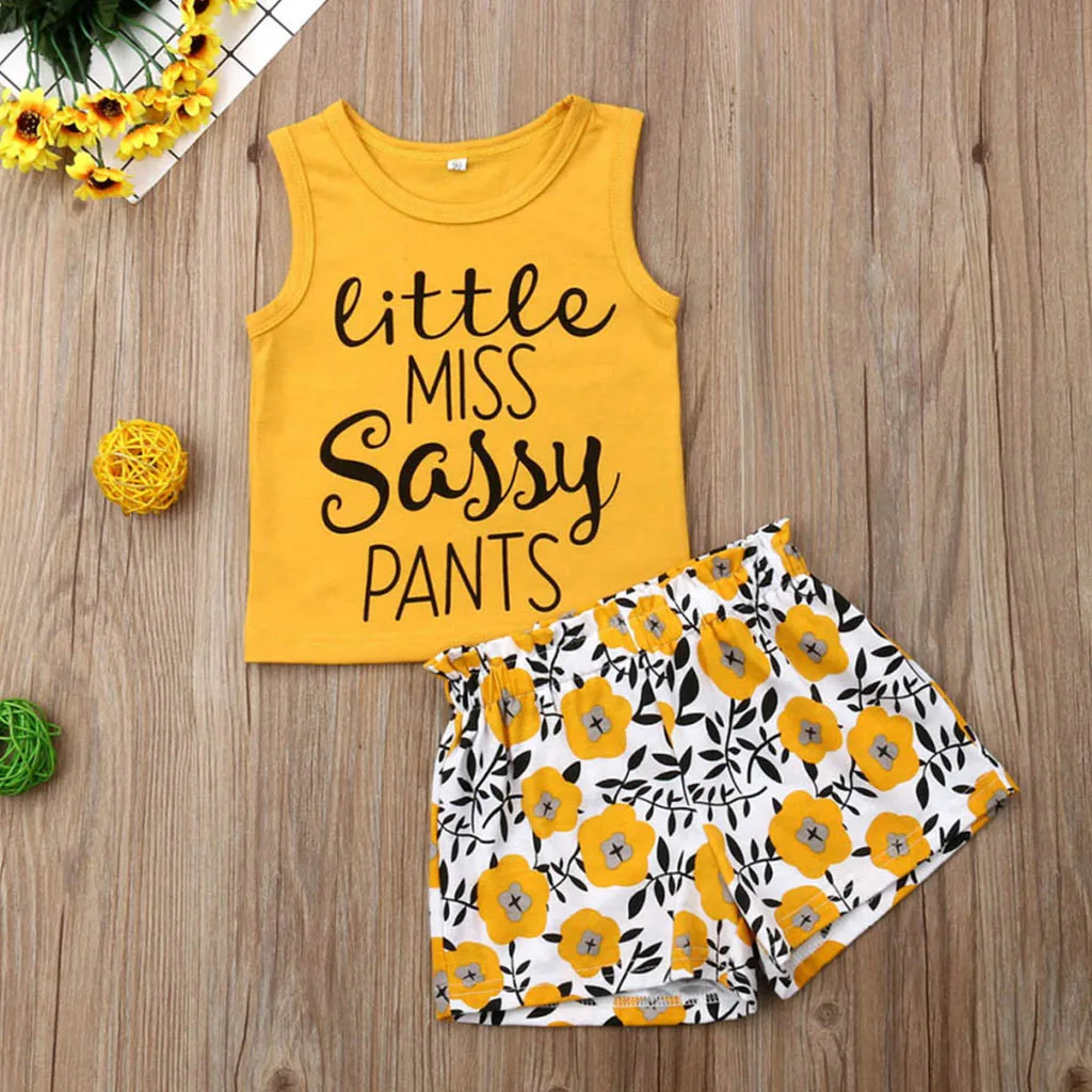 Perimedes 2019 NEW ARRIVAL Baby Girls Clothes Sets Toddler Baby Girls Sleeveless Letter Print Tops+Floral Shorts Clothes Set
Perimedes 2019 NEW ARRIVAL Baby Girls Clothes Sets Toddler Baby Girls Sleeveless Letter Print Tops+Floral Shorts Clothes Set