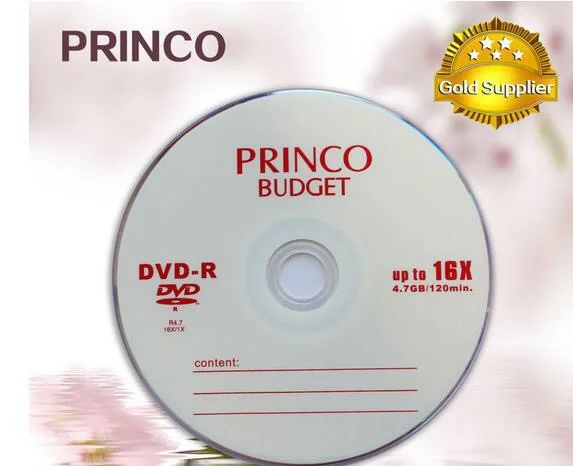 Оптовая продажа 50 дисков 4 7 ГБ Princo бюджет пустые печатные фотодиски | Электроника
