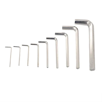 10pcs 1.5/ 2/2.5/3/ 4/5/6,5 pcs 8,2 pcs 10 /12mm Standard wrench Hex key , Nickel plating Allen wrench
10pcs 1.5/ 2/2.5/3/ 4/5/6,5 pcs 8,2 pcs 10 /12mm Standard wrench Hex key , Nickel plating Allen wrench