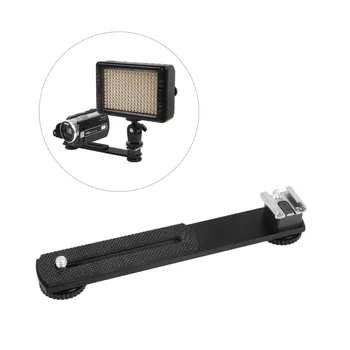 Meking External Hotshoe Mount for DV Camcorder Flexible Extension Holder Bar for Speelite LED Light w/ Two 1/4" Screw Hole
Meking External Hotshoe Mount for DV Camcorder Flexible Extension Holder Bar for Speelite LED Light w/ Two 1/4" Screw Hole