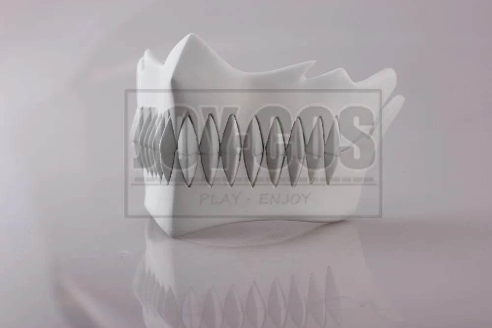 Japanese cartoon Bleach Anime Hollow Mask Tear Halibel Anime Cosplay Masks Fangs Halloween Prop
Japanese cartoon Bleach Anime Hollow Mask Tear Halibel Anime Cosplay Masks Fangs Halloween Prop