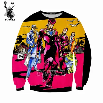 YOJULY JoJo Bizarre Adventure Men 3D Print Sweatshirt Anime Women Shirts Unisex Fashion Novelty Streetwear Sweatshirts tops SW02
YOJULY JoJo Bizarre Adventure Men 3D Print Sweatshirt Anime Women Shirts Unisex Fashion Novelty Streetwear Sweatshirts tops SW02