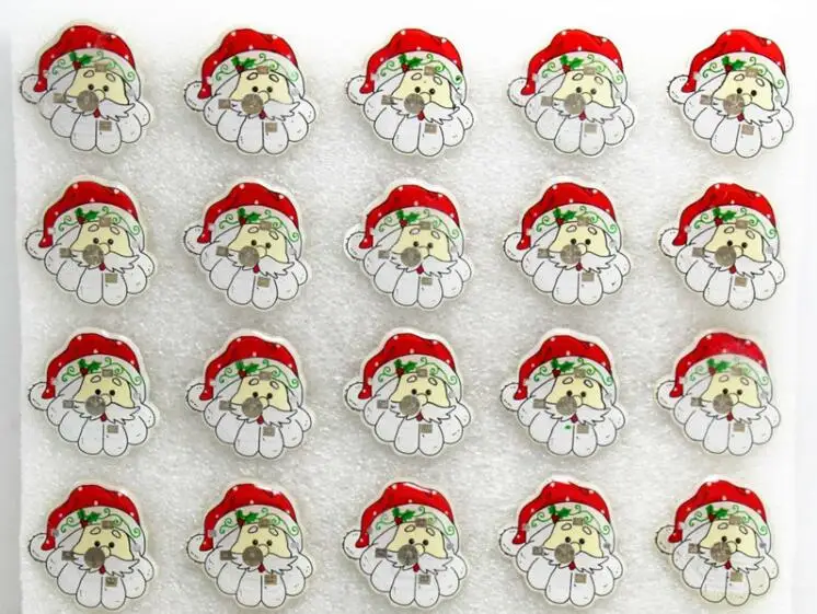 50pcs Christmas Santa Claus head Flashing LED Light Up Badge/Brooch Pins birthday party Favors Valentine's day gifts
50pcs Christmas Santa Claus head Flashing LED Light Up Badge/Brooch Pins birthday party Favors Valentine's day gifts