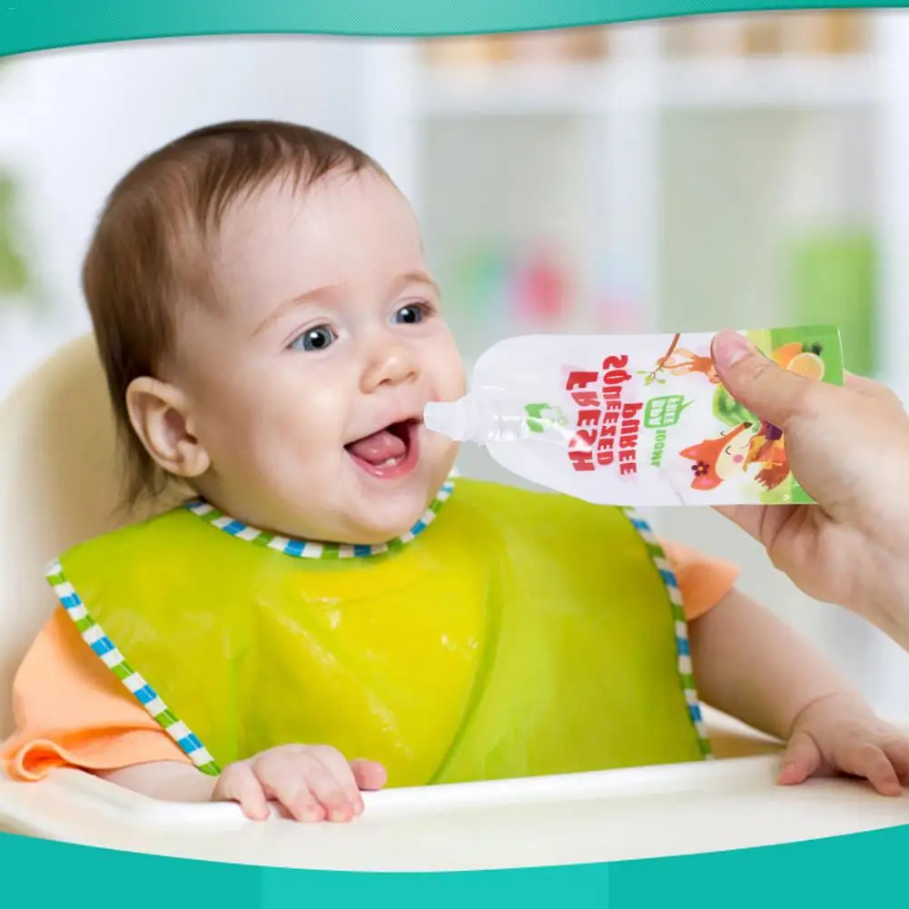 Baby Reusable Food Supplement Bag Homemade Puree Portable Fruit and Vegetable Food Pouch 8 Pack
Baby Reusable Food Supplement Bag Homemade Puree Portable Fruit and Vegetable Food Pouch 8 Pack