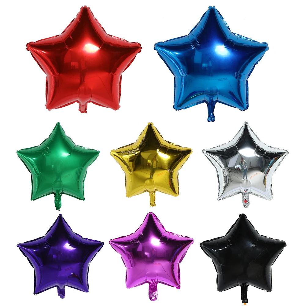 18 inch Aluminum Foil Balloon Cartoon Five-pointed Star Hydrogen Balloon Children Birthday Decor Balloons Party Even Supplies
18 inch Aluminum Foil Balloon Cartoon Five-pointed Star Hydrogen Balloon Children Birthday Decor Balloons Party Even Supplies