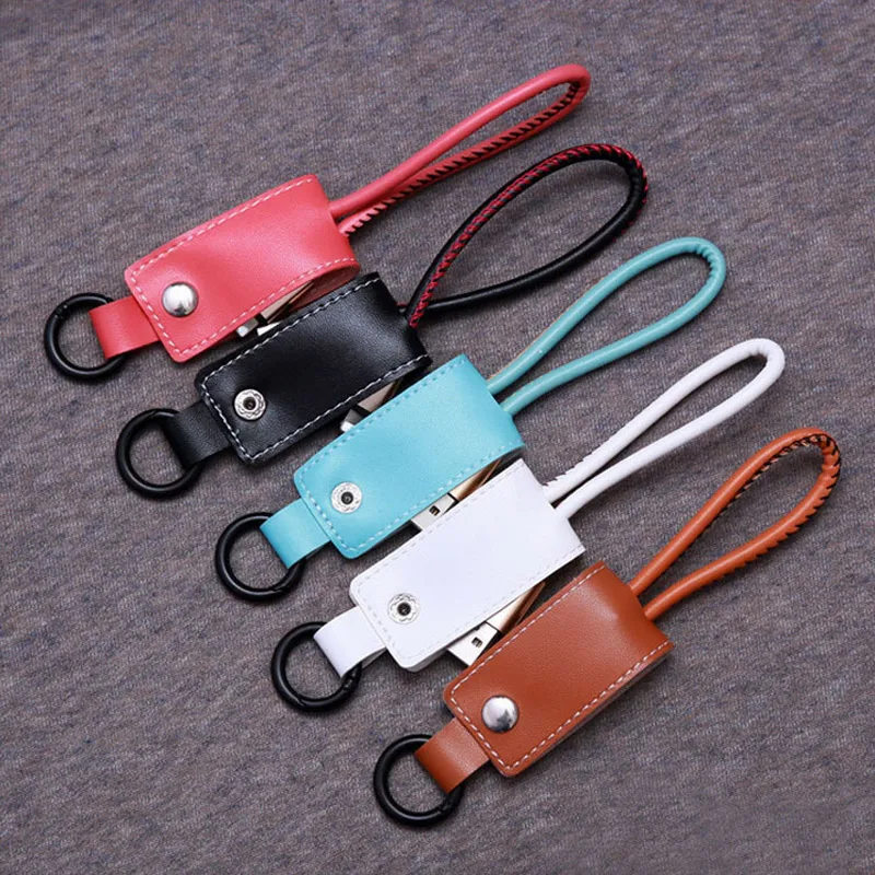 Keychain usb charger cable data line wire adapter mobile portable accessories charging for phone iphone X se 7 6s 6 samsung S7 | Мобильные