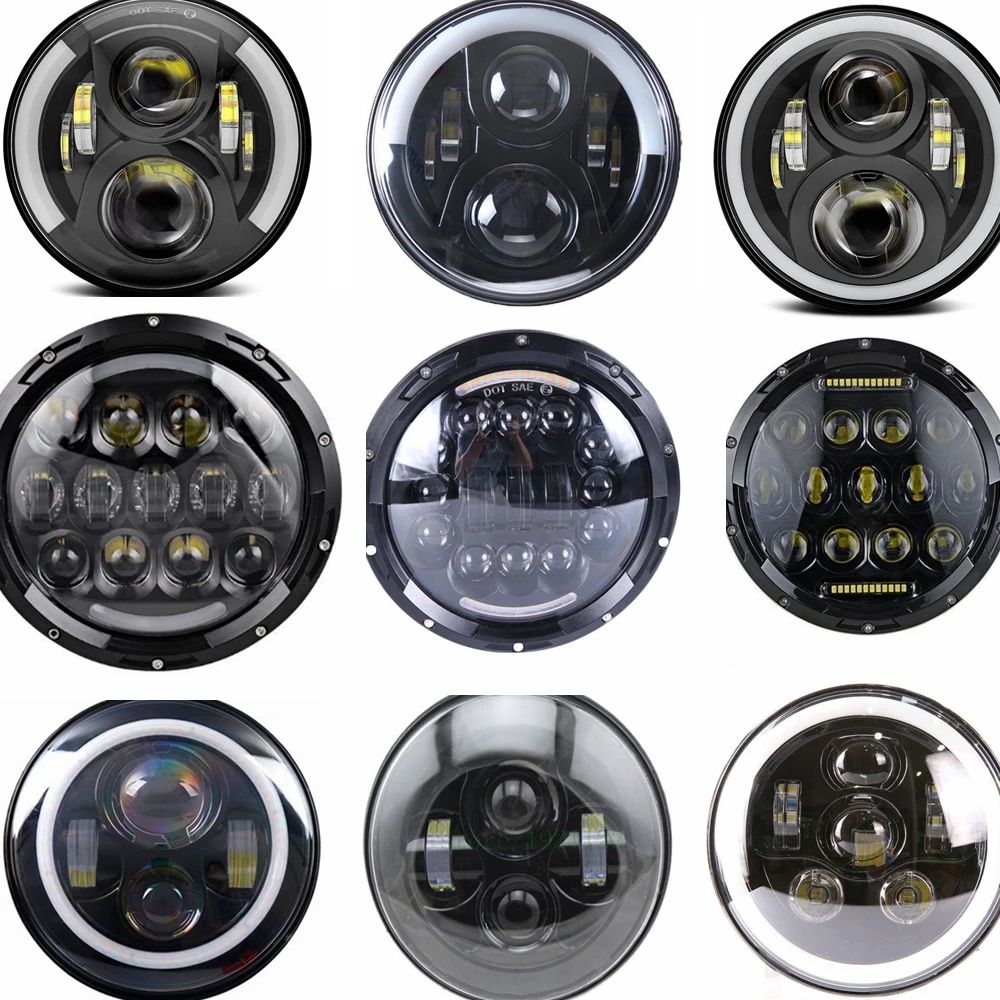 40W 80W 50w 75W 7'' Led Headlight H4 High Low Beam Round Cars Running Lights for Jeep Lada urban Niva 4x4 Harley Motorcycle Lamp
40W 80W 50w 75W 7'' Led Headlight H4 High Low Beam Round Cars Running Lights for Jeep Lada urban Niva 4x4 Harley Motorcycle Lamp