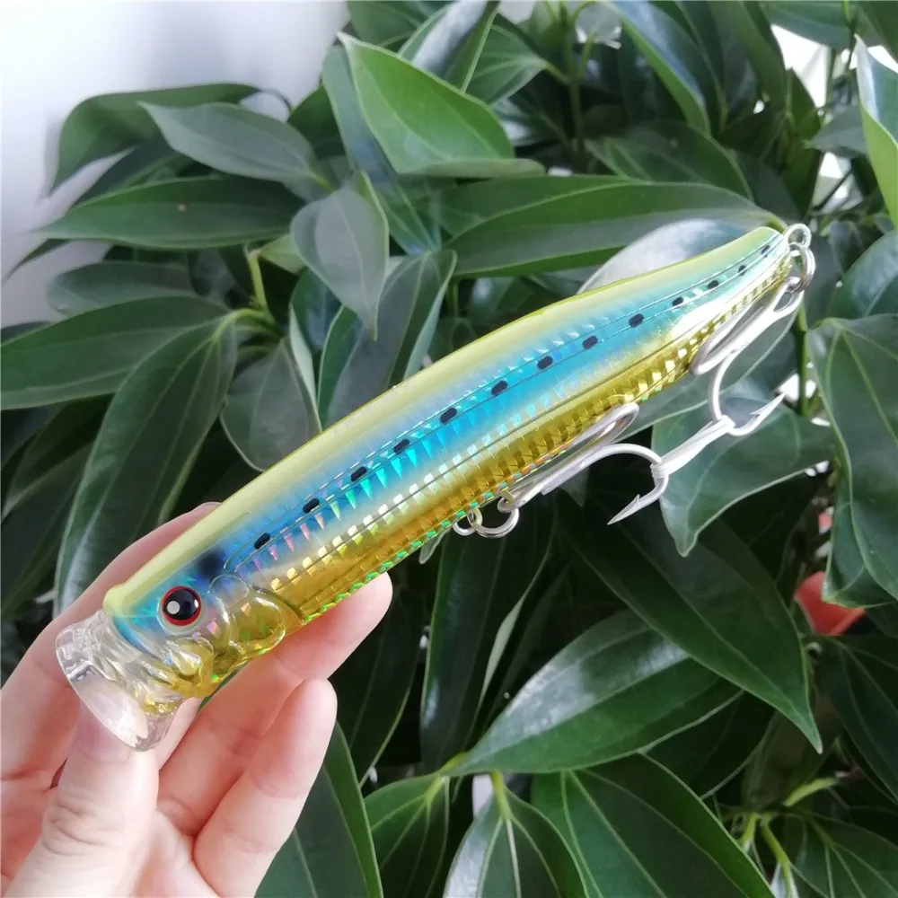 Noeby 150mm/54.7g Popper Lure Top Water Leurre De Peche Hard Fishing Lure Artificial Bait
Noeby 150mm/54.7g Popper Lure Top Water Leurre De Peche Hard Fishing Lure Artificial Bait