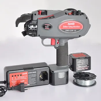 Portable Rebar Tying Machine 4-28mm Battery Drive Wire Tie Gun Cordless Steel Strapping Machine Cordless Round Binder IWS-235
Portable Rebar Tying Machine 4-28mm Battery Drive Wire Tie Gun Cordless Steel Strapping Machine Cordless Round Binder IWS-235