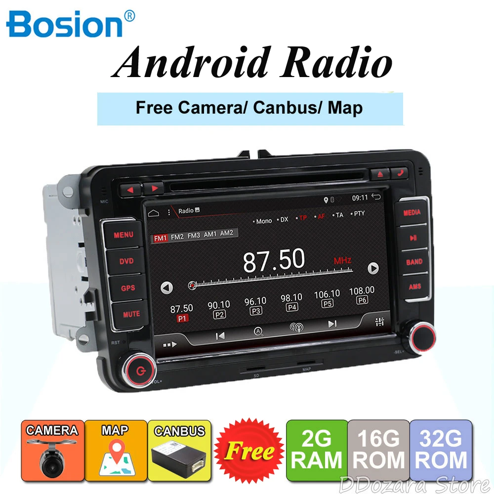 Android 7.1 7" 2din Car DVD for Volkswagen POLO GOLF 5 6 POLO PASSAT B6 CC TIGUAN TOURAN EOS SHARAN SCIROCCO CADDY with GPS 
Android 7.1 7" 2din Car DVD for Volkswagen POLO GOLF 5 6 POLO PASSAT B6 CC TIGUAN TOURAN EOS SHARAN SCIROCCO CADDY with GPS