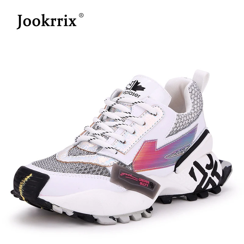 Jookrrix Women Leather Sneakers for Woman Running Shoes for Women Chunky Increased 5 cm Shoes Black Trainers Shoes Lady Footwear
Jookrrix Women Leather Sneakers for Woman Running Shoes for Women Chunky Increased 5 cm Shoes Black Trainers Shoes Lady Footwear
