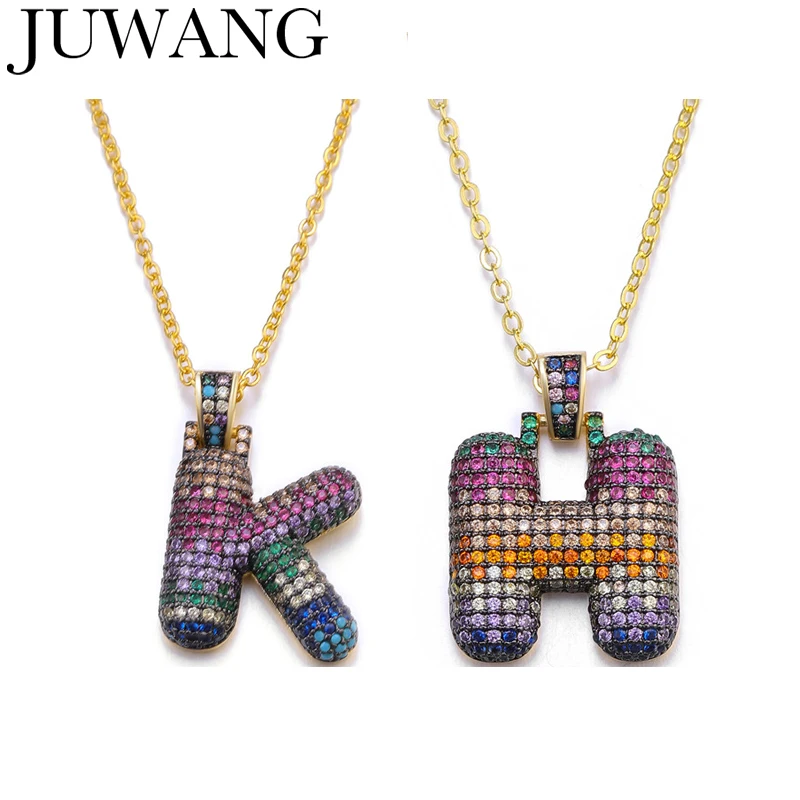 Multicolor CZ charm 26 Alphabet pendant necklace copper micro pave zircon letter necklaces A-Z For Man women jewelry
Multicolor CZ charm 26 Alphabet pendant necklace copper micro pave zircon letter necklaces A-Z For Man women jewelry