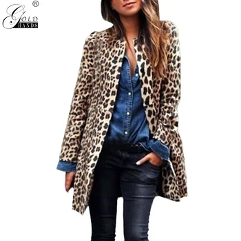 Gold Hands Autumn Winter New Arrival Streetwear Plus Size Women Leopard Pattern Jacket Slim Cardigan Coats Outwear Female
Gold Hands Autumn Winter New Arrival Streetwear Plus Size Women Leopard Pattern Jacket Slim Cardigan Coats Outwear Female