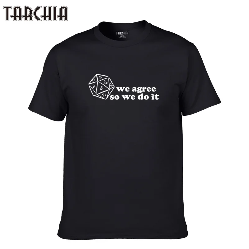TARCHIA Casual Print T-shirt Men Short Sleeve boy male cotton New T shirt Homme soft 2018 brand tshirt we agree so wo do it
TARCHIA Casual Print T-shirt Men Short Sleeve boy male cotton New T shirt Homme soft 2018 brand tshirt we agree so wo do it