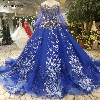 LS017895 royal blue ball gown new evening dresses off shoulder sweetheart long tulle sleeves special occasion dresses real price
LS017895 royal blue ball gown new evening dresses off shoulder sweetheart long tulle sleeves special occasion dresses real price