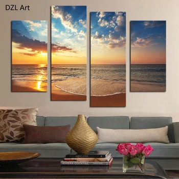 4 Pcs (No Frame) HD Sunset Seaview Wall Art Picture Home Decoration Living Room Canvas Print Painting Wall picture
4 Pcs (No Frame) HD Sunset Seaview Wall Art Picture Home Decoration Living Room Canvas Print Painting Wall picture