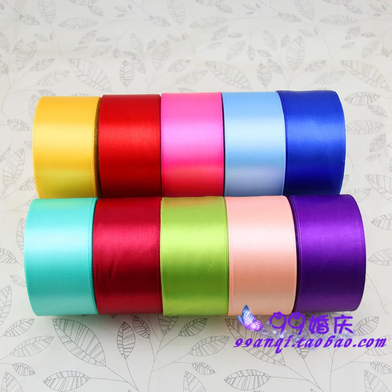 5 cm wide ribbon 16-cent polyester ribbon packaging ribbon for Festival wedding scene decoration chair back bow
5 cm wide ribbon 16-cent polyester ribbon packaging ribbon for Festival wedding scene decoration chair back bow