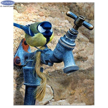 Square round Diamond Painting sparrow Water tap DIY 3D Diamond Embroidery Full display Mosaic picture of rhinestone decoration
Square round Diamond Painting sparrow Water tap DIY 3D Diamond Embroidery Full display Mosaic picture of rhinestone decoration