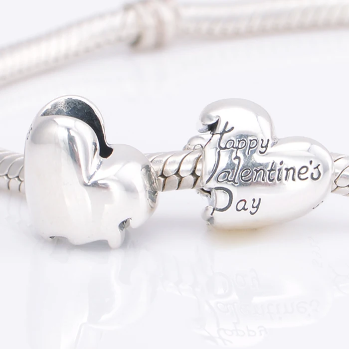 Fits Pandora Bracelets Letter Valentines Day Heart Charm 925 Sterling Silver Beads DIY Jewelry
Fits Pandora Bracelets Letter Valentines Day Heart Charm 925 Sterling Silver Beads DIY Jewelry