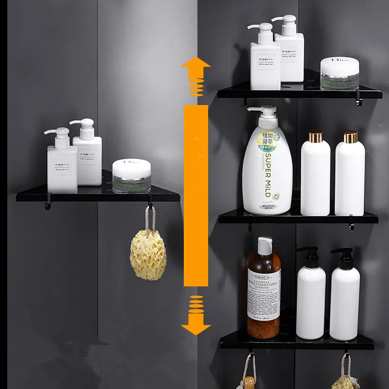 Bathroom Shelf Aluminum Black/White Free Nail Bathroom Corner Shelf Bathroom Accessory Storage Organizer Rack Holder
Bathroom Shelf Aluminum Black/White Free Nail Bathroom Corner Shelf Bathroom Accessory Storage Organizer Rack Holder