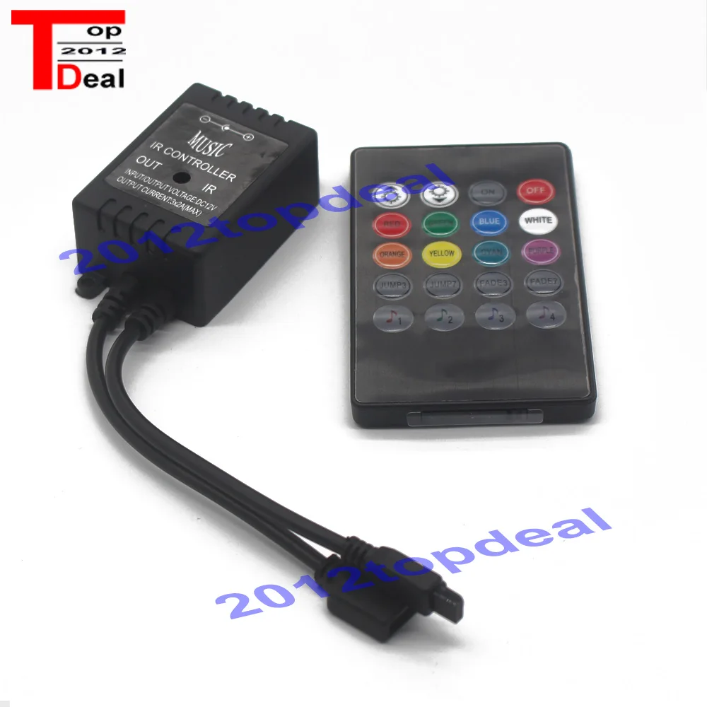 LED Music IR Controller 20key Remote Sound Sensor withut battery For 3528 5050 RGB LED Strip Free shipping
LED Music IR Controller 20key Remote Sound Sensor withut battery For 3528 5050 RGB LED Strip Free shipping