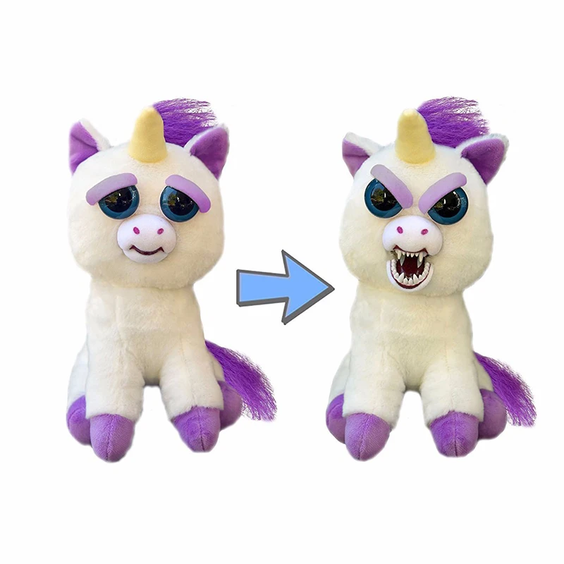 Feisty Pets Funny Change Face Plush Toys Animal Dolls Children Toys   For Girls  Prank Toy Christmas Gift Fast Shipping (1)