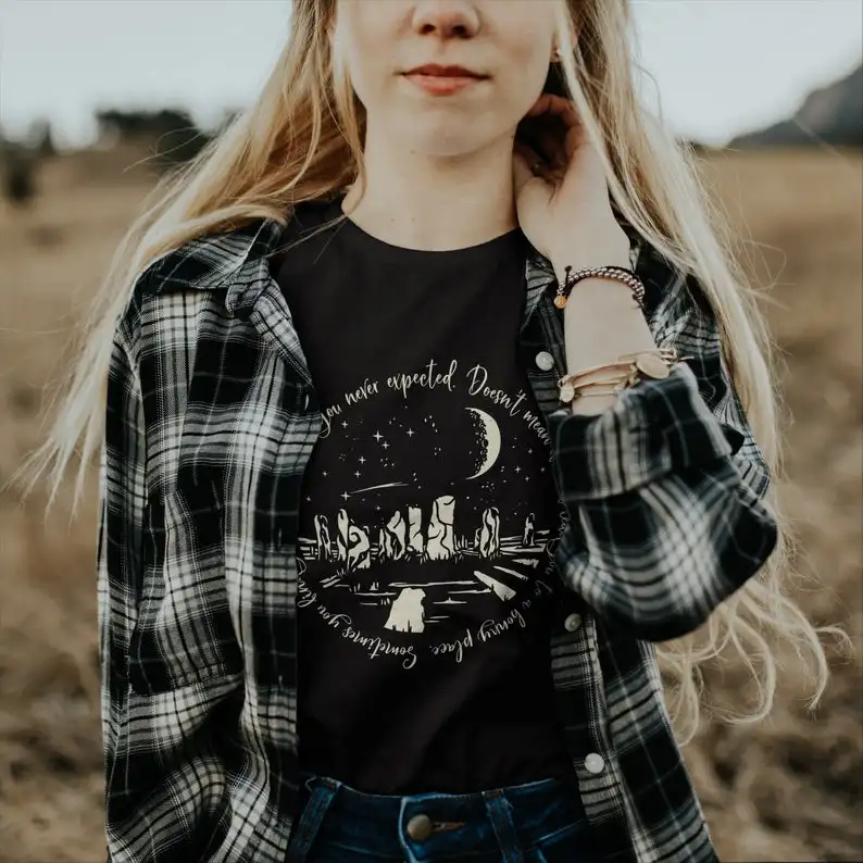Sometimes You Find Yourself On A Path You Never Expected t shirt graphic unisex tumblr camisetas tee top tshirt Drop Shipping
Sometimes You Find Yourself On A Path You Never Expected t shirt graphic unisex tumblr camisetas tee top tshirt Drop Shipping