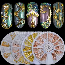 1 Wheel Mix Shapes Mix Colors Various Metal Studs Gems Curved Bars Stripes Beads Caviars Nail Art Alloy Rhinestones Decals DIY
1 Wheel Mix Shapes Mix Colors Various Metal Studs Gems Curved Bars Stripes Beads Caviars Nail Art Alloy Rhinestones Decals DIY