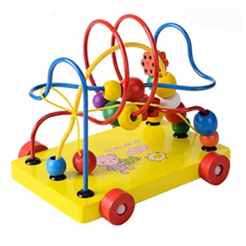 Wooden Children Cartoon Elephant Intellectual Trailer Round Bead Baby 1-2-3 Years Old Puzzle Early Education Toys for Kid
Wooden Children Cartoon Elephant Intellectual Trailer Round Bead Baby 1-2-3 Years Old Puzzle Early Education Toys for Kid