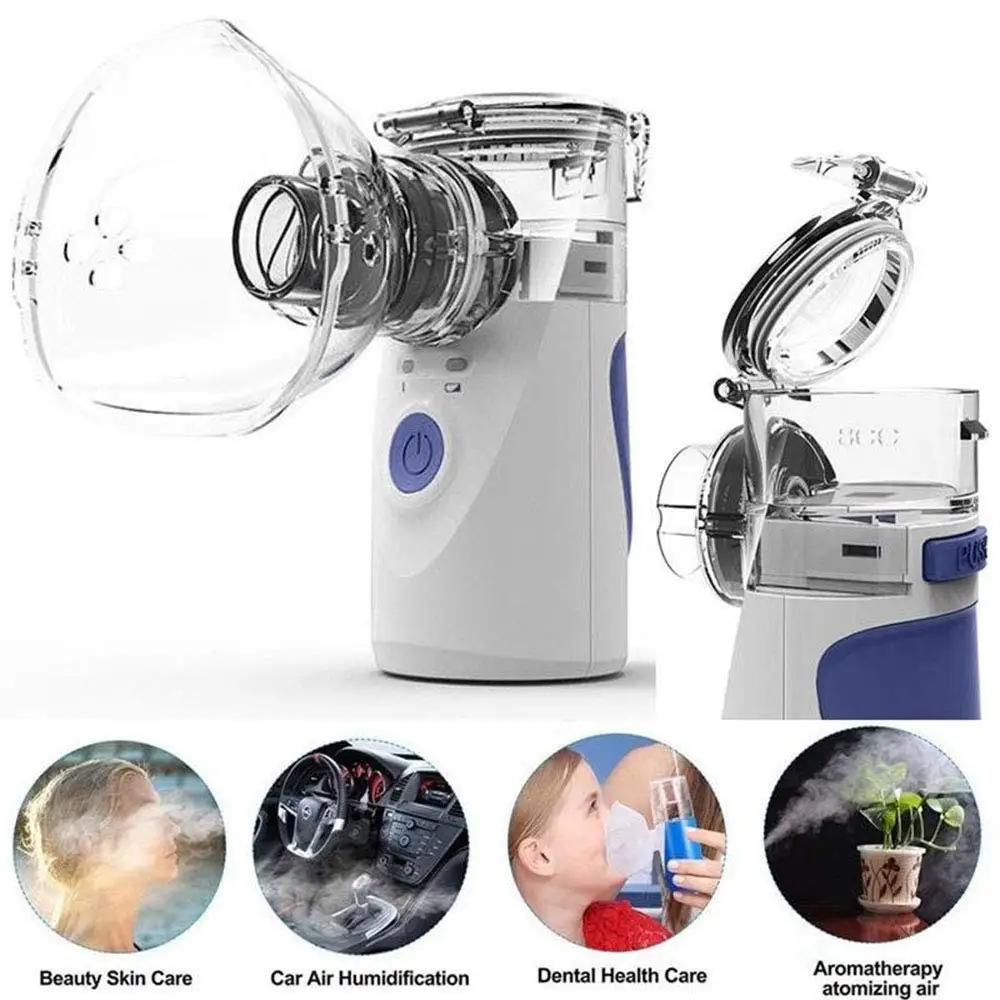 Health Care Mini Handheld Portable Inhale Nebulizer Silent Ultrasonic Inalador Nebulizador Children Adult Rechargeable Automizer
Health Care Mini Handheld Portable Inhale Nebulizer Silent Ultrasonic Inalador Nebulizador Children Adult Rechargeable Automizer