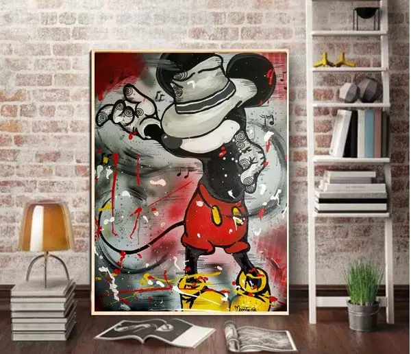 hand painted graffiti art carton Jackson alec monopoly on canvas painting good for bedroom decoration
hand painted graffiti art carton Jackson alec monopoly on canvas painting good for bedroom decoration