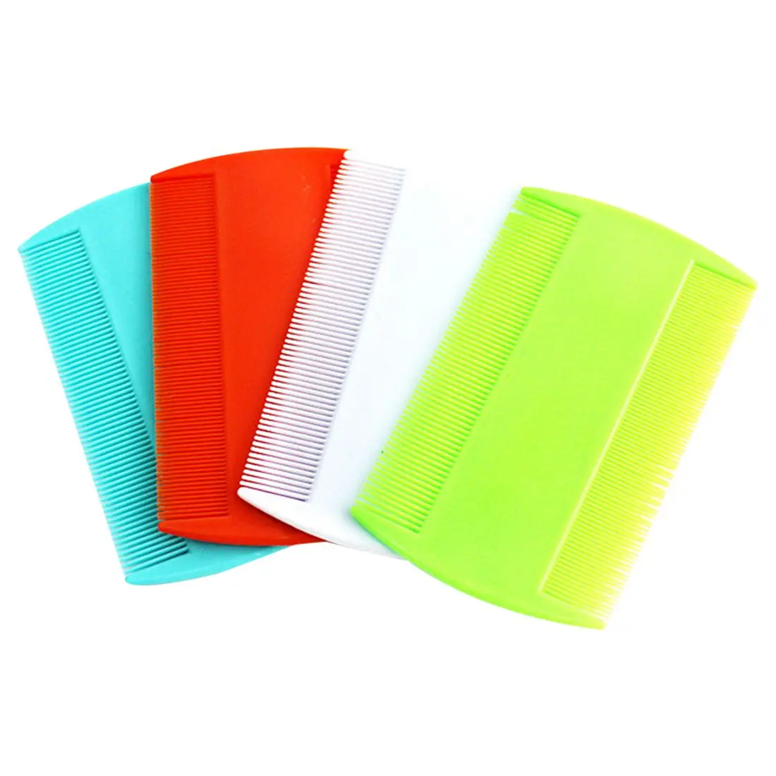 4pcs Flea Lice Combs, Double sided Pet Flea Combs, Cat Dog Pet Grooming Fine Tooth Hair Combs
4pcs Flea Lice Combs, Double sided Pet Flea Combs, Cat Dog Pet Grooming Fine Tooth Hair Combs