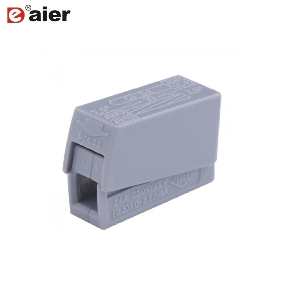 100PCS 224 Series Wago Plug in Deutsch Shield Connection Block Lighting Terminal Quick Plug Line Deconcentrator 1 Way
100PCS 224 Series Wago Plug in Deutsch Shield Connection Block Lighting Terminal Quick Plug Line Deconcentrator 1 Way