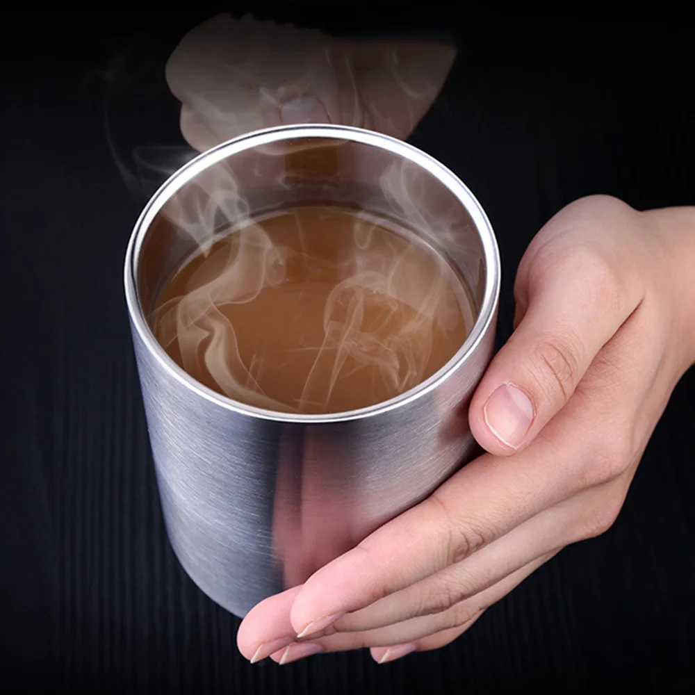 Multifunction Thickened Stainless Steel Coffee Mug Reusable Wine Beer Cup Double Layer with Handle Home Traveling Camping Mugs
Multifunction Thickened Stainless Steel Coffee Mug Reusable Wine Beer Cup Double Layer with Handle Home Traveling Camping Mugs
