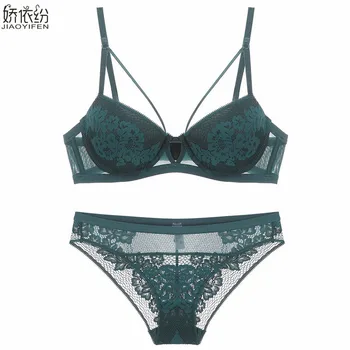 Luxury Sexy French Bra Set Hollow Lace Embroidery Women's Underwear Padded Push Up Bra Set Elasticity Plus Size Panty Lingerie
Luxury Sexy French Bra Set Hollow Lace Embroidery Women's Underwear Padded Push Up Bra Set Elasticity Plus Size Panty Lingerie