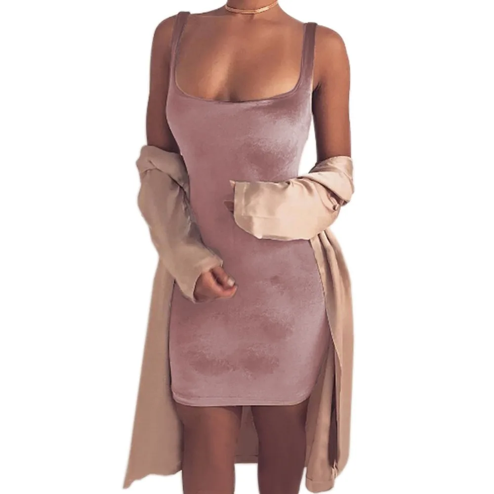 Sexy Sleeveless Backless Strap Velvet Dress Women Casual Mini Wrap Bodycon Dress Ladies Satin Slip Short Dresses #227973
Sexy Sleeveless Backless Strap Velvet Dress Women Casual Mini Wrap Bodycon Dress Ladies Satin Slip Short Dresses #227973