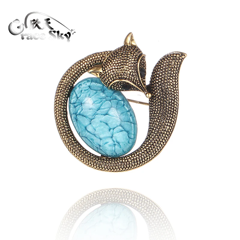 2018 Fashion Jewelry Cute Resin Rhinestone Fox Brooch Pin Metal Broches Strass Vintage Animal Brooch Large Brooches For Women
2018 Fashion Jewelry Cute Resin Rhinestone Fox Brooch Pin Metal Broches Strass Vintage Animal Brooch Large Brooches For Women