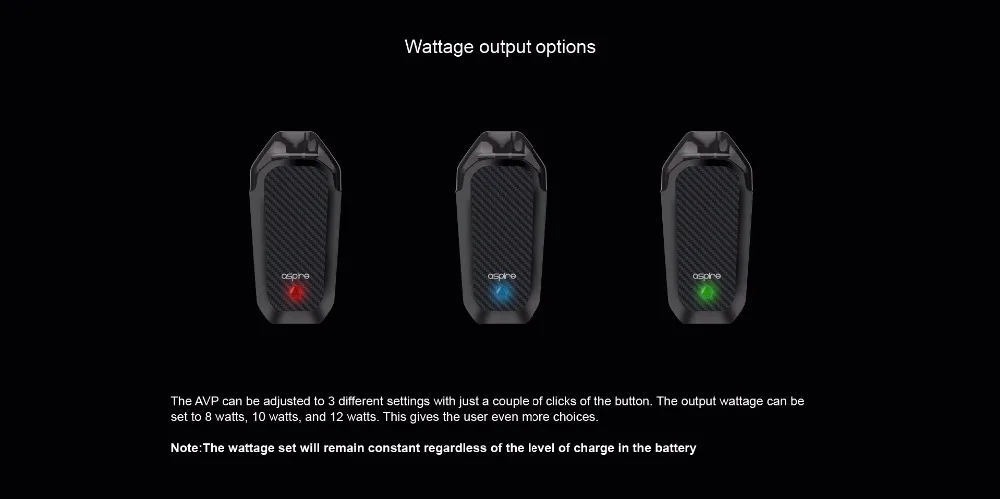 Original Aspire AVP AIO Kit 700mAh Built-in Battery and 2ml AVP Pod With 1.2ohm Nichrome Coil AVP Vape Kit Electronic Cigarette 02 (8)