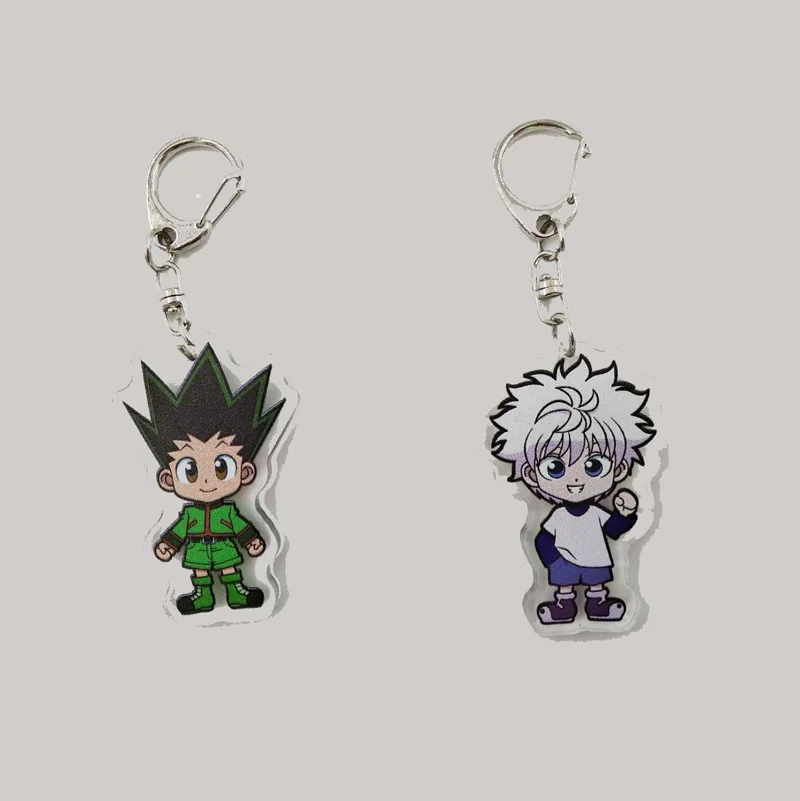 4 Styles Acrylic Keychain Anime HUNTER HUNTER GON FREECSS Killua Zoldyck Transparent Double-sided Pendant Keychain 55mm
4 Styles Acrylic Keychain Anime HUNTER HUNTER GON FREECSS Killua Zoldyck Transparent Double-sided Pendant Keychain 55mm