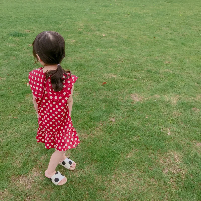 Peter Pan Collar Toddler Summer Dress Girl Ruffles Baby Girls Dresses Pure Cotton Princess Holiday Party Red 2019 Kids Clothing 2 3 4 5 6 7 8 9 10 11 12 13 14 15 years little fashion dress for girls (12).jpg